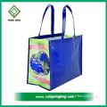 promote give away laminated recycle non-woven shopping tote bag